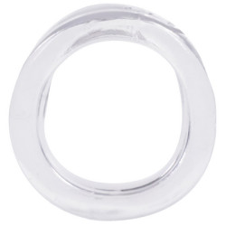 RockSolid by Doc Johnson Cockring The O Ring 25mm Transparent